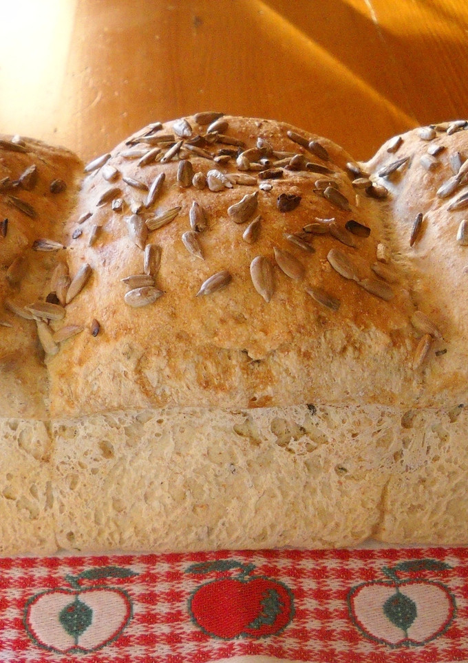 Una foto de Pan de molde con pipas de girasol