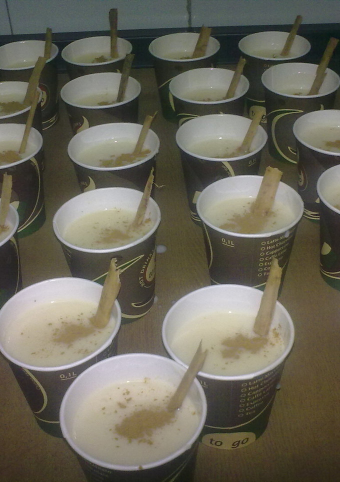 Una foto de Dulce de arroz con leche
