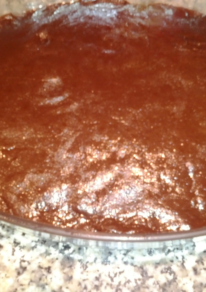Una foto de Cobertura de chocolate para tartas