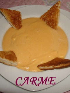 Una foto de Crema de zanahorias suave