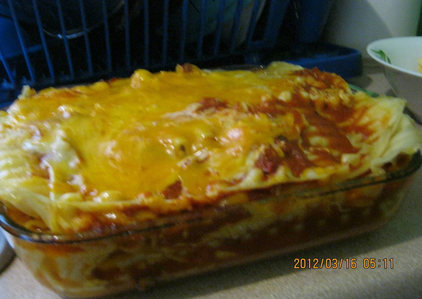 Lasaña a mi estilo puertorriqueño