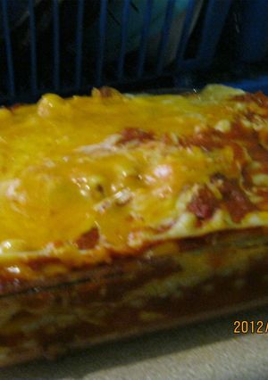 Una foto de Lasaña a mi estilo puertorriqueño
