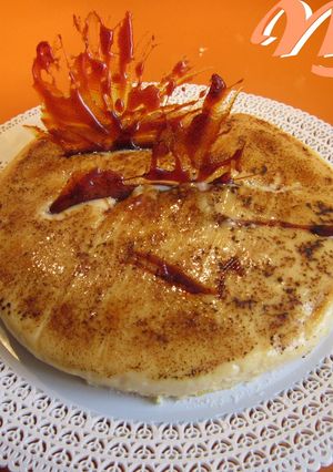 A picture of Catalan Cream Cake for Father's Day.