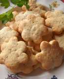 Galletas flor con semillas de anís