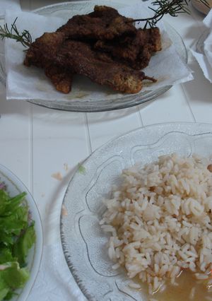 Una foto de Carne frita con harina