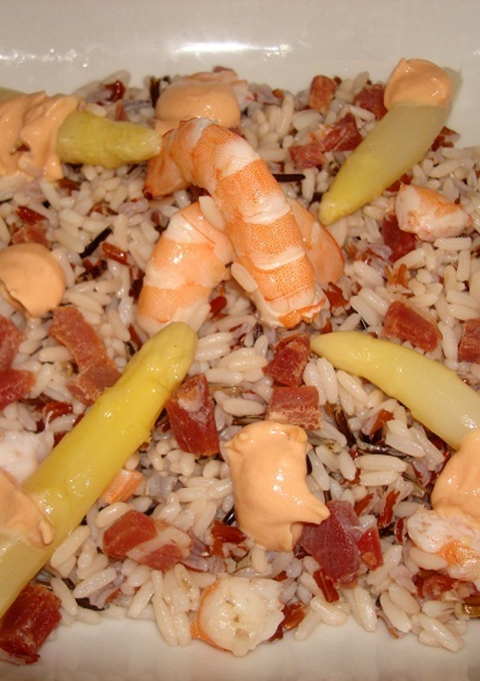 Una foto de Ensalada primavera de arroces