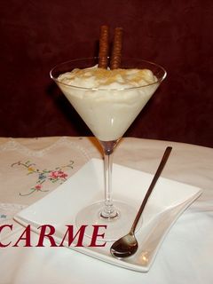 Una foto de Cuajada con horchata