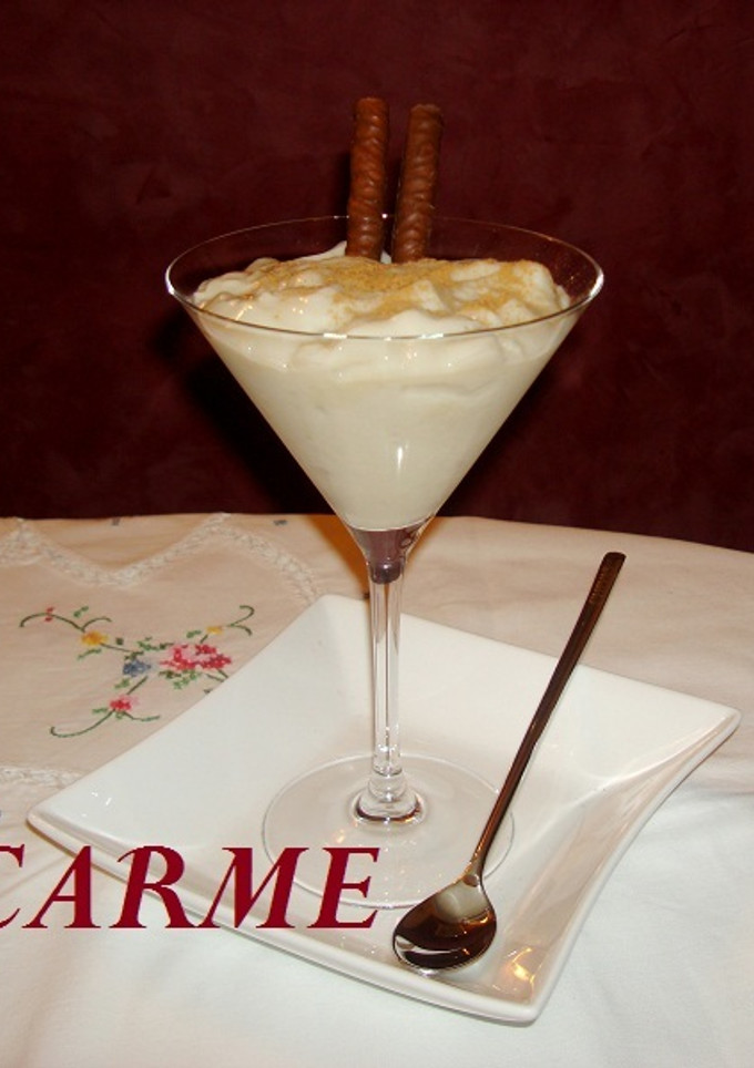 Una foto de Cuajada con horchata