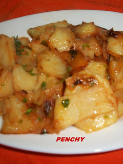 Una foto de Patatas a la molinera picantes