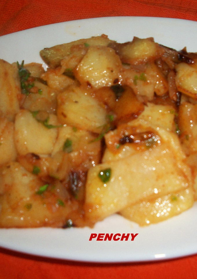 Una foto de Patatas a la molinera picantes