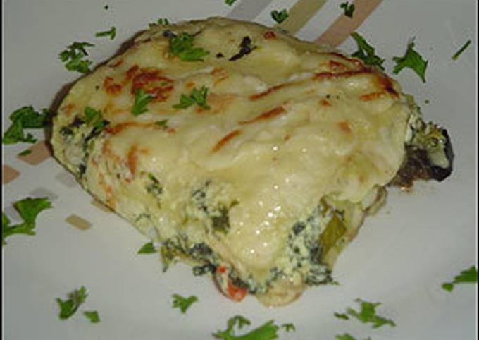 Foto principal de Lasagna vegetariana con espinacas
