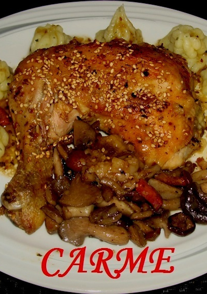 Una foto de Pollo crujiente con sorpresa