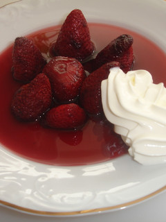 Una foto de Fresas al vino tinto