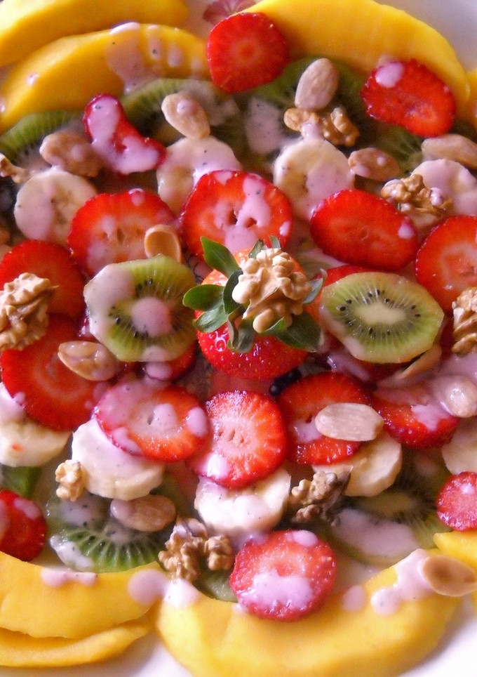Una foto de Ensalada de frutas afrodisiaca