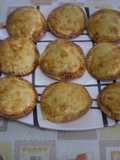 Platillos de pasta de bacalao con pisto