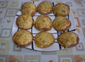 Foto principal de Platillos de pasta de bacalao con pisto