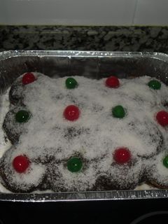 Una foto de Cómo preparar pastel de galletas y chocolate