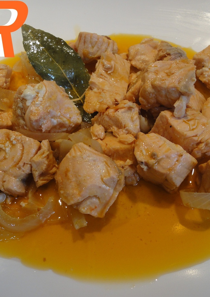Una foto de Salmón en escabeche