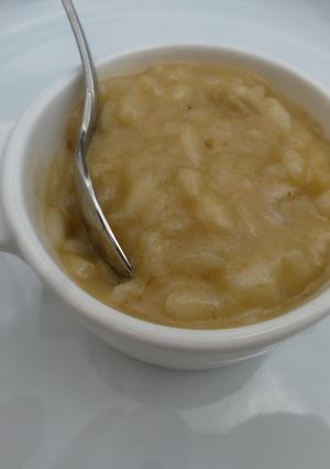 Una foto de Risotto de setas y queso