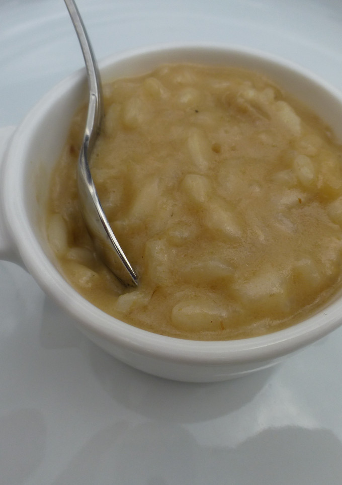 Una foto de Risotto de setas y queso