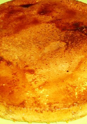 Una foto de Flan de coco