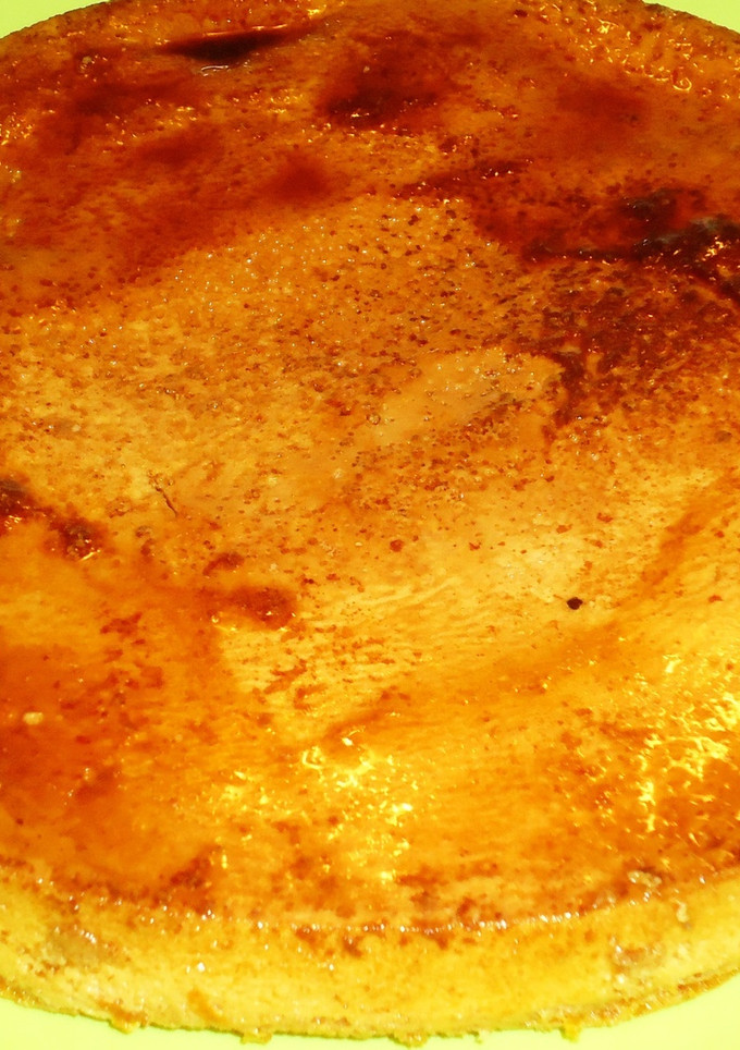 Una foto de Flan de coco