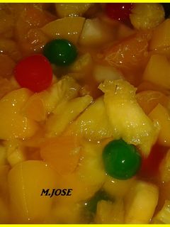 Una foto de Frutas en macedonia