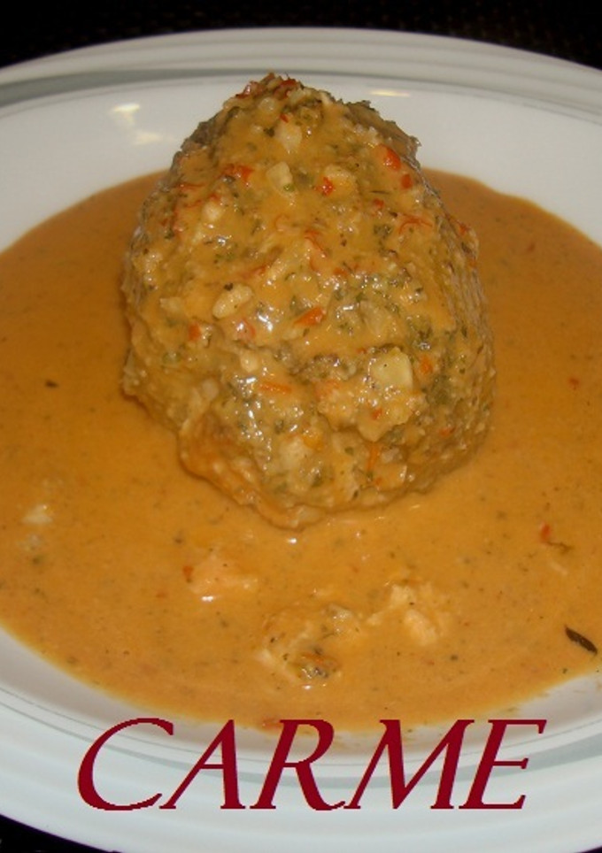 Una foto de Patatas rellenas de salmón fresco