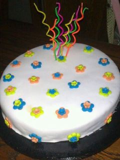 Una foto de Como realizar cobertura blanca (fondant)