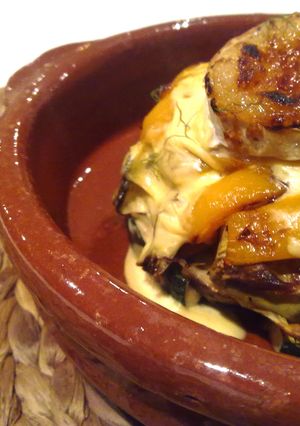 Foto principal de Pompadour de verduritas con queso caramelizado