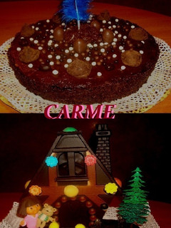 Una foto de Mona de chocolate de Pascua