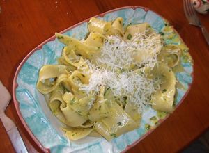 Una foto de Pasta al estilo Jamie Oliver