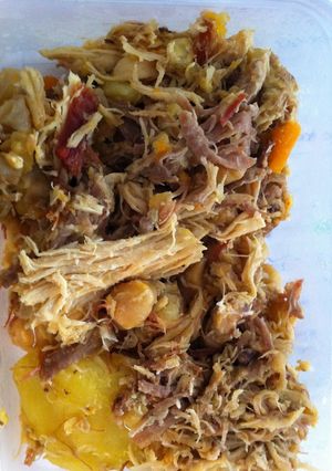 Una foto de Ropa vieja garbanzos