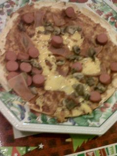 Una foto de Pizza de maíz