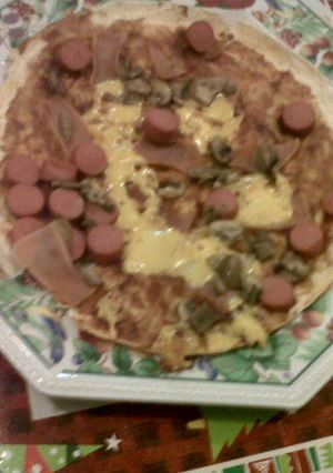 Una foto de Pizza de maíz