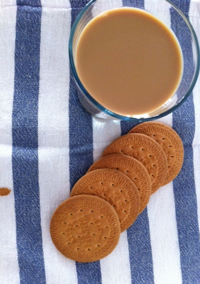 Una foto de Café con leche