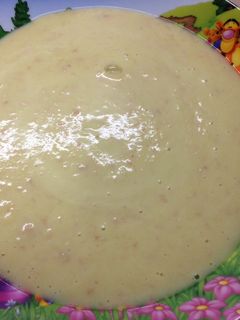 Una foto de Puré de calabacín rapidísimao
