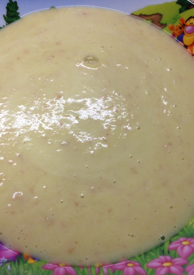 Una foto de Puré de calabacín rapidísimao