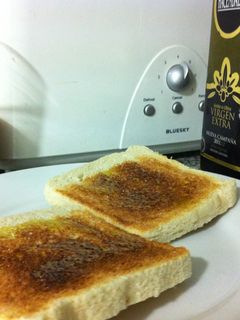 Una foto de Tostadas con aceite de oliva