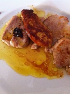Una foto de Solomillo con foie