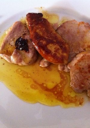 Una foto de Solomillo con foie