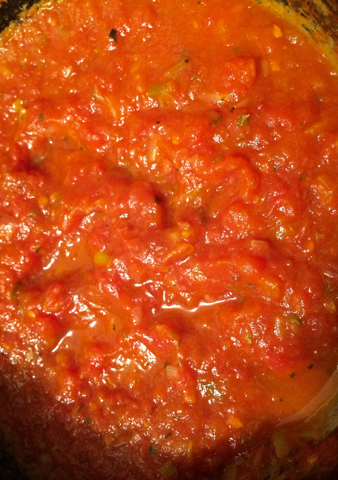 Una foto de Salsa de tomate para pizza