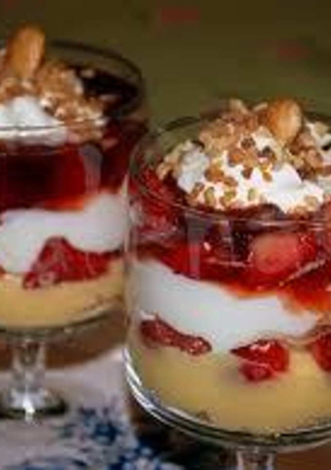 Una foto de Trifle ingles