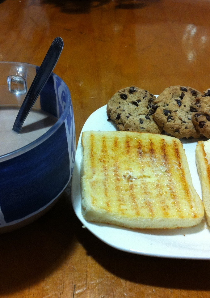 Una foto de Cola Cao con Galletas