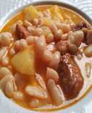 Alubias Blancas con Chorizo Ibérico (Fácil y Muy buenas) 