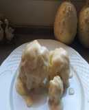 Coliflor al vapor con bechamel