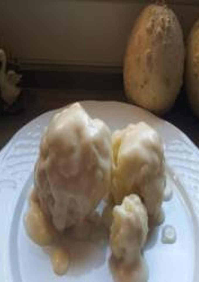 Una foto de Coliflor al vapor con bechamel