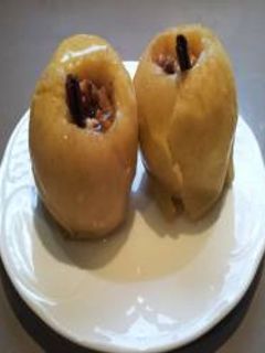 Una foto de Manzanas asadas en la Olla Expres Rápida