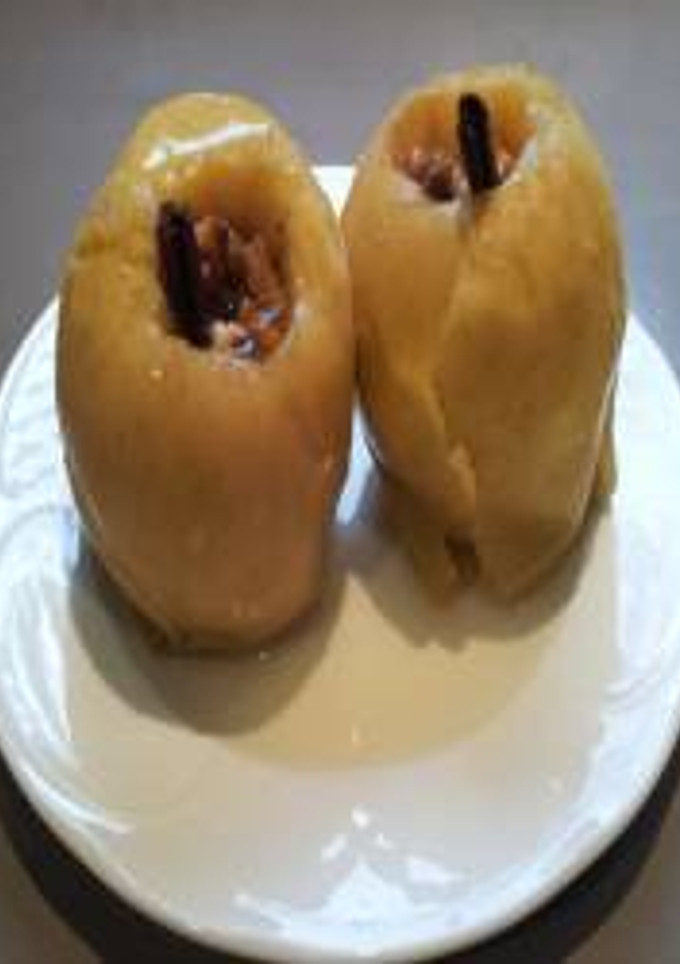 Una foto de Manzanas asadas en la Olla Expres Rápida