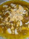 Sopa de tapioca de ave